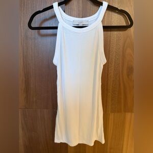 NWOT white modal tank top by LOFT